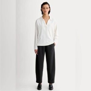 New Everlane THE OFF-DUTY BARREL PANT in Black Size M